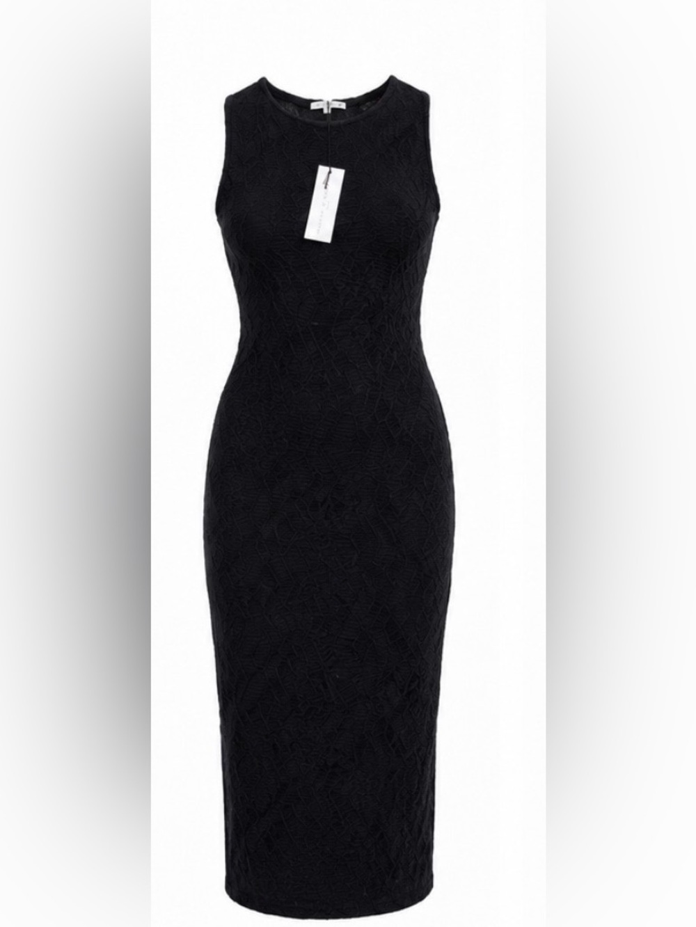 Maison d’Amelie Paris Black Bodycon  Midi Dress NWT SIZE XS